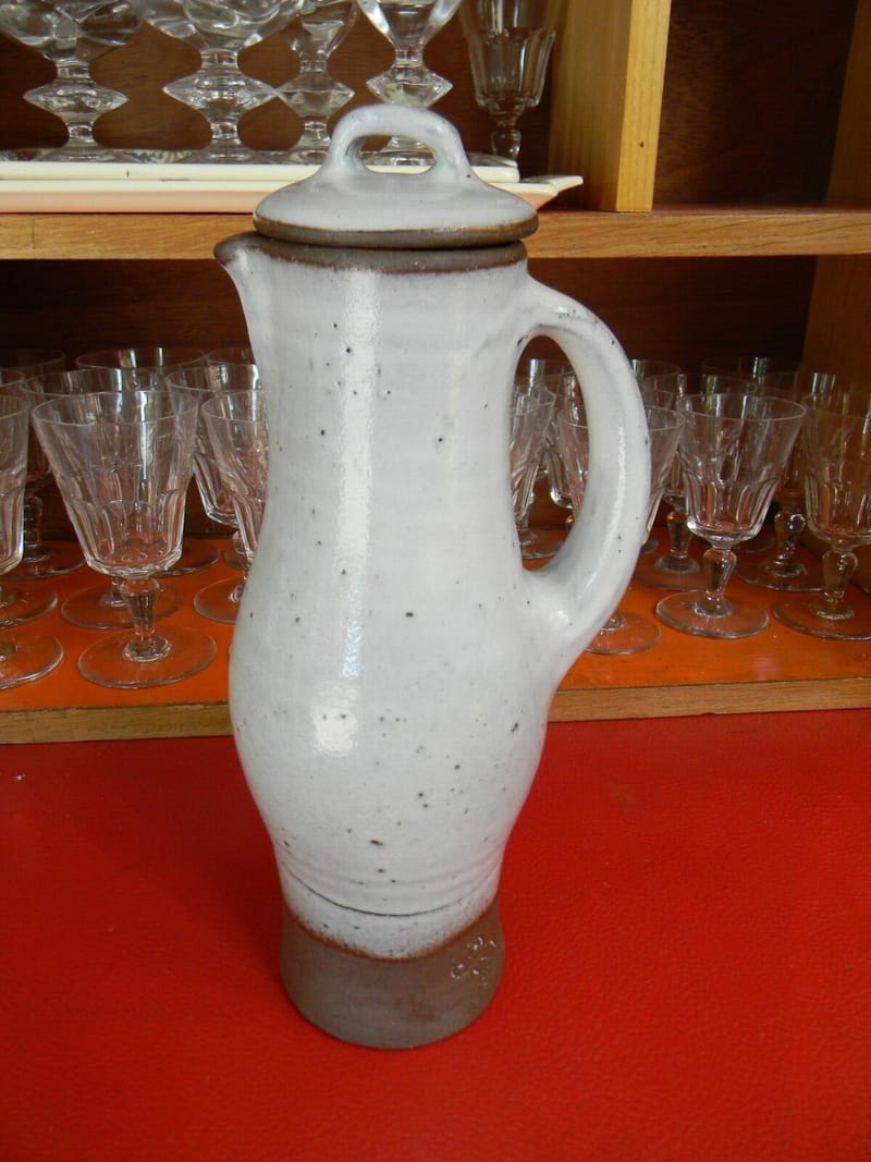 Verseuse Céramique Norbert Pierlot 1919 1979 Ratilly Chouette Hulotte 27 cm