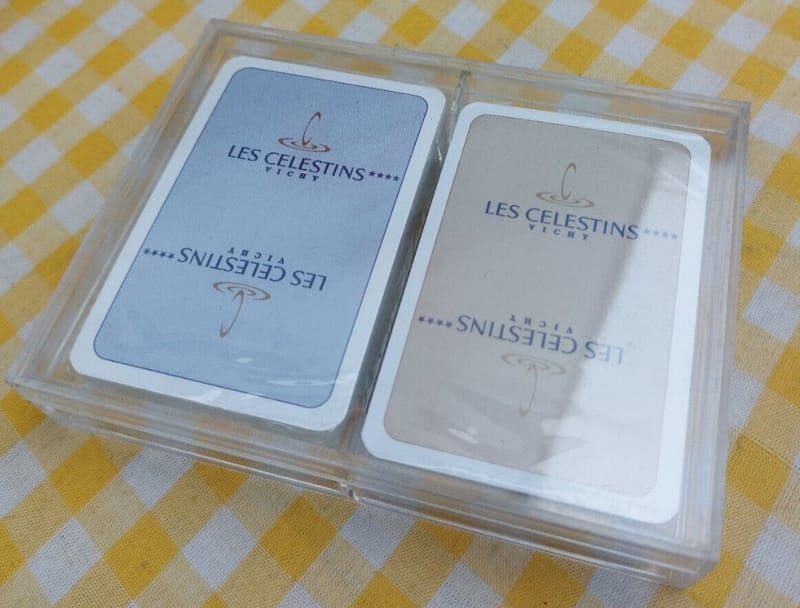 Cartes Grimaud Les Célestins Vichy Hôtel en boite