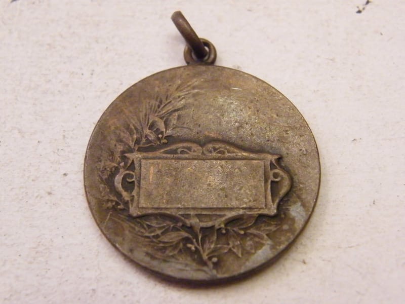 Médaille Bronze Natation Belgique début XX ème siècle — vue 2
