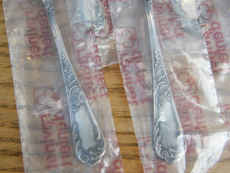 Ravinet Denfert  Cuillères Moka Argent Plaqué Silver Silber Expresso spoons — vue 2