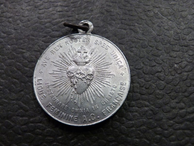 Médaille en Aluminium Marie Ligue Féminine Française — vue 2