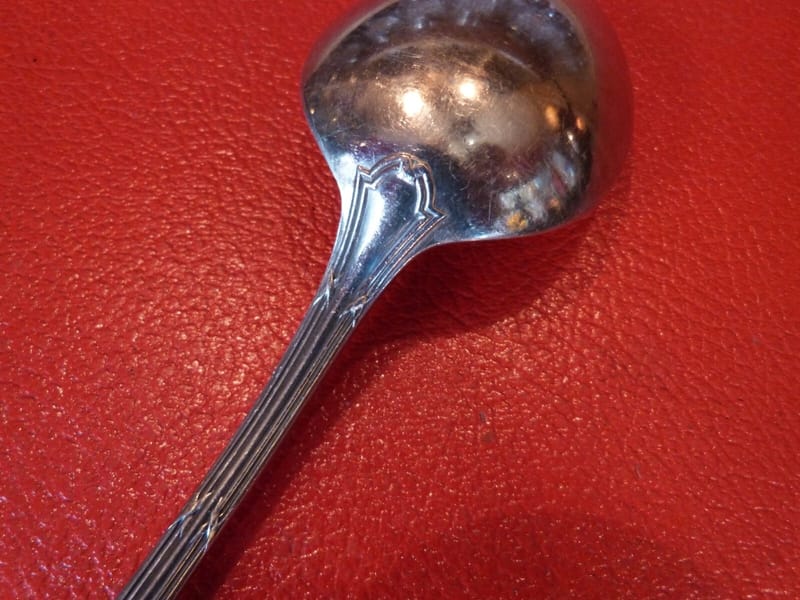 Christofle Cuillère Service Modèle Rubans Argent Plaqué Silver Louis XVI — vue 4