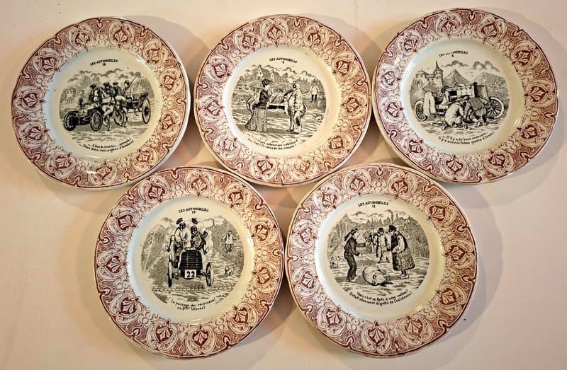 St Amand Hamage Assiettes Parlantes Les Automobiles