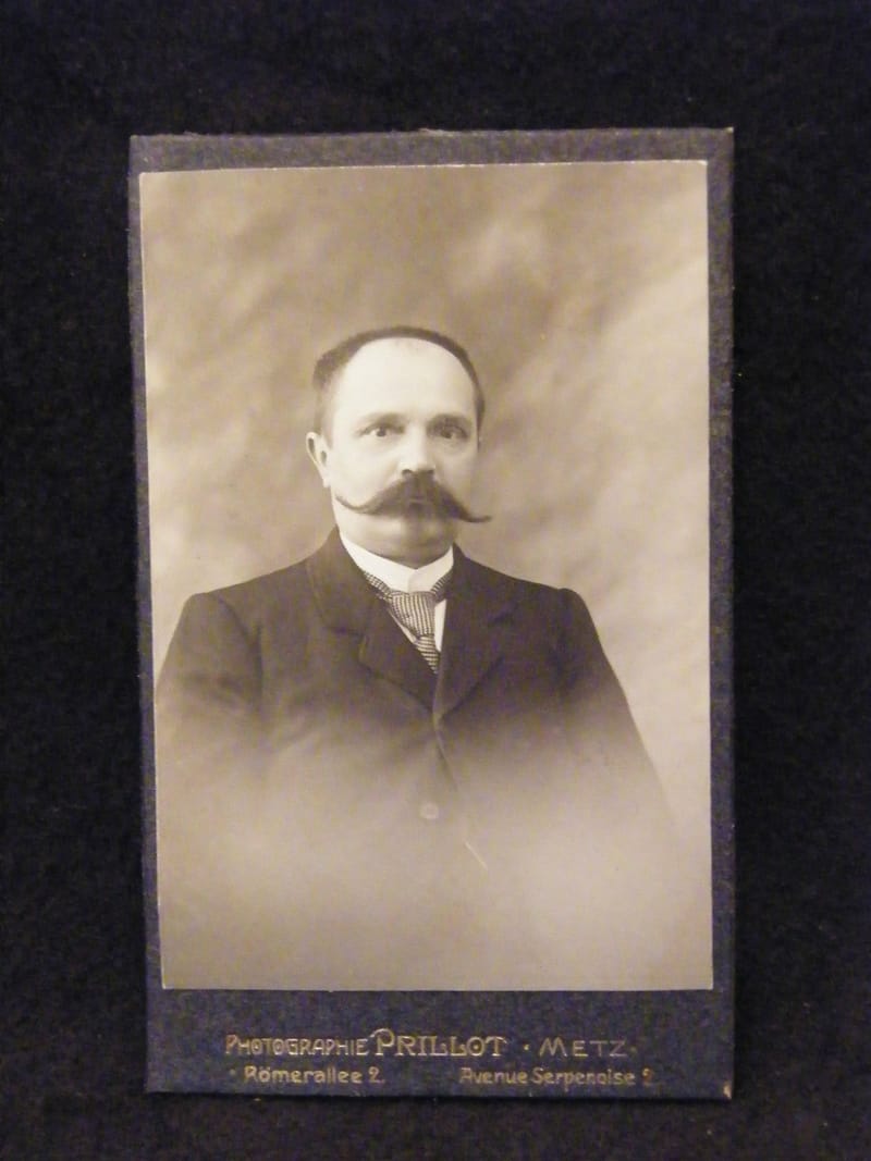 "Photographie CDV Homme Prillot Metz  XIX ème Siècle"