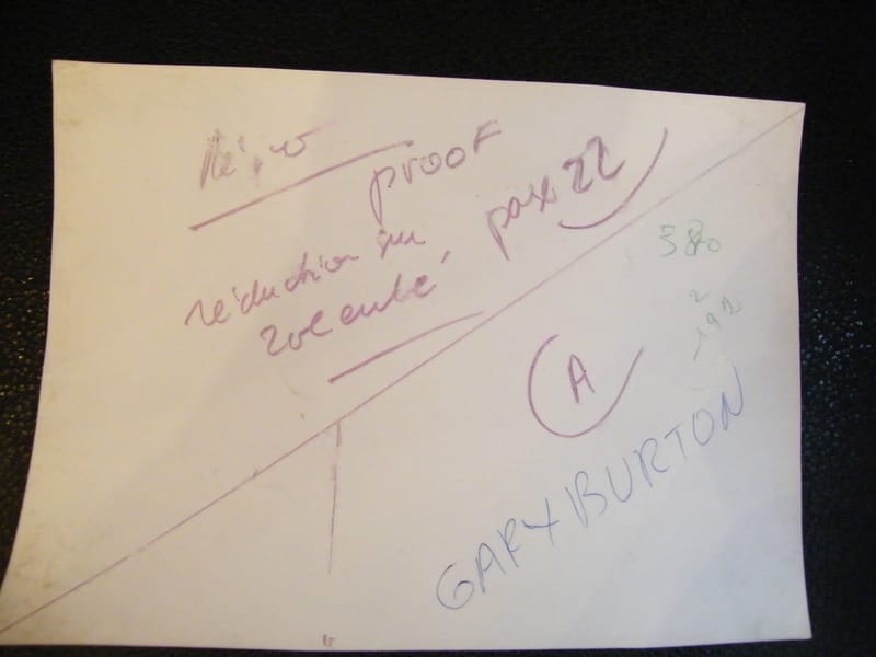 "Photographie Gary Burton" — vue 2