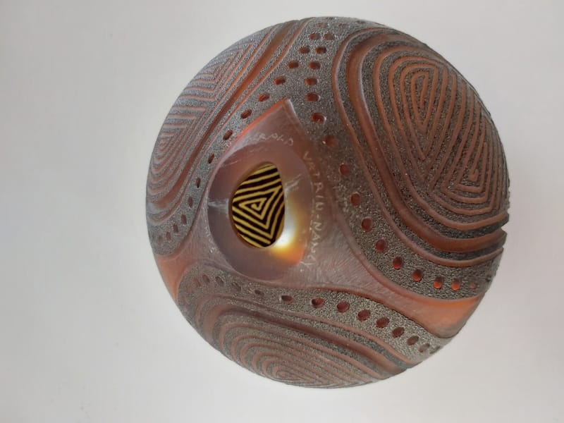 Gérald Vatrin Nancy Sculpture Verre dégagé Acide 2014 9/16 — vue 3