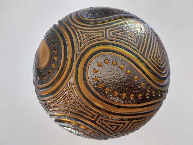 Gérald Vatrin Nancy Sculpture Verre dégagé Acide 2014 9/16 — vue 2