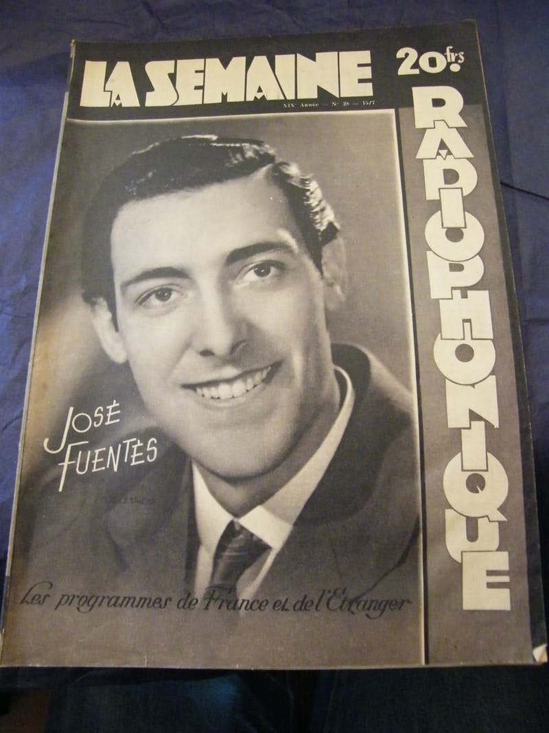 Semaine radiophonique José Fuentès 1951