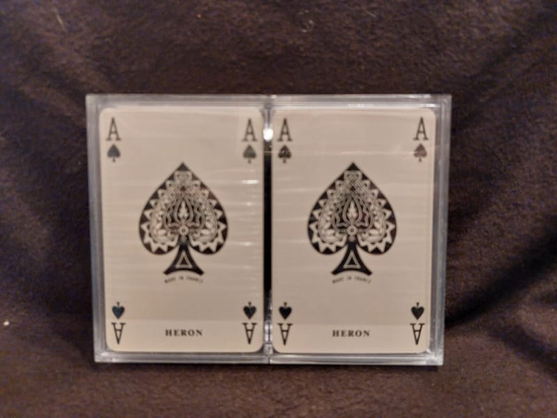 Cartes Héron Le Louvre en boite sous blister — vue 2