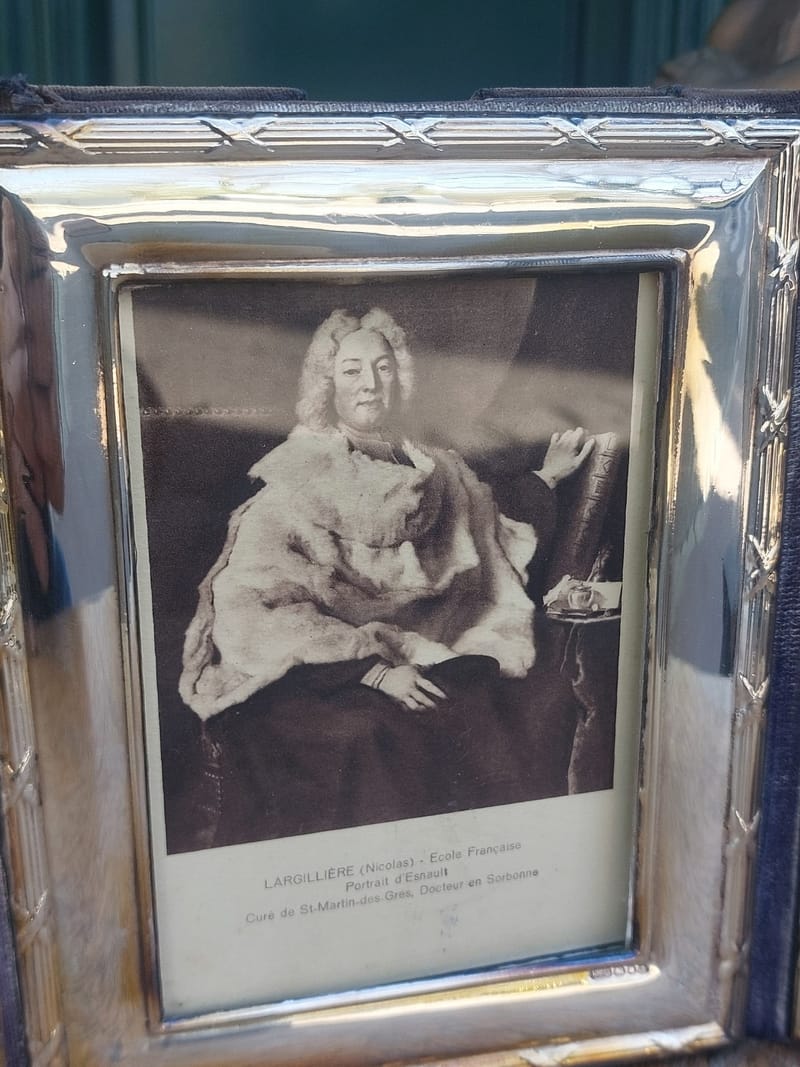 Cadre Photo Argent Massif Double Siver Silber Louis XVI — vue 3