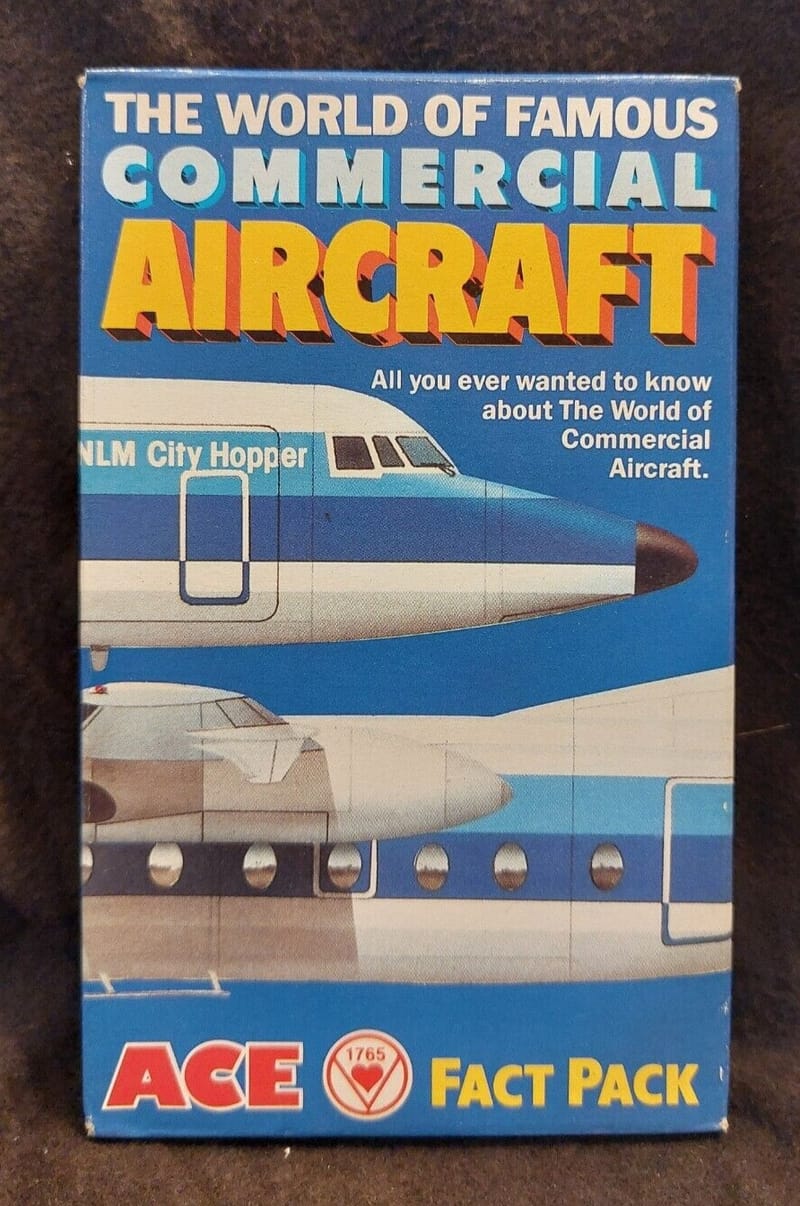 Cartes ACE Fact Pack Commercial Aircraft Ref 4100011 sous blister