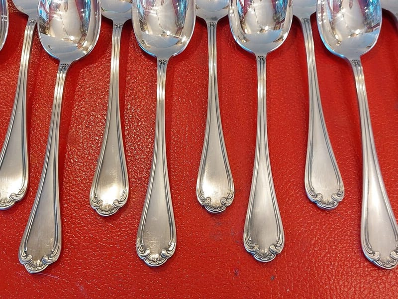 Deetjen Argent Cuillère Table Argent Plaqué Louis XV — vue 2